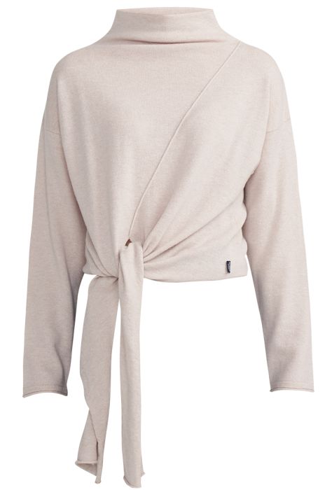 Emmy Tie Sweater Women uldbluse