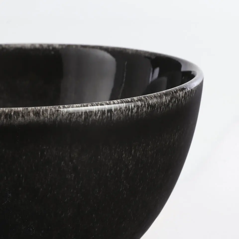 Mica Decorations Tabo Serviesset 4 persoons Keramiek Zwart