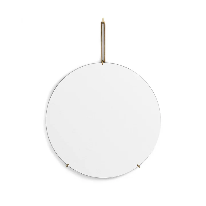 Moebe - Wandspiegel Ø 50 cm, Messing