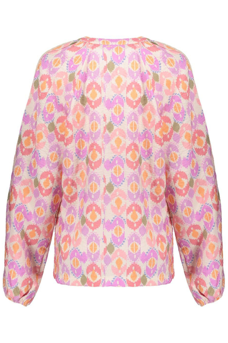 Geisha paarse dames blouse