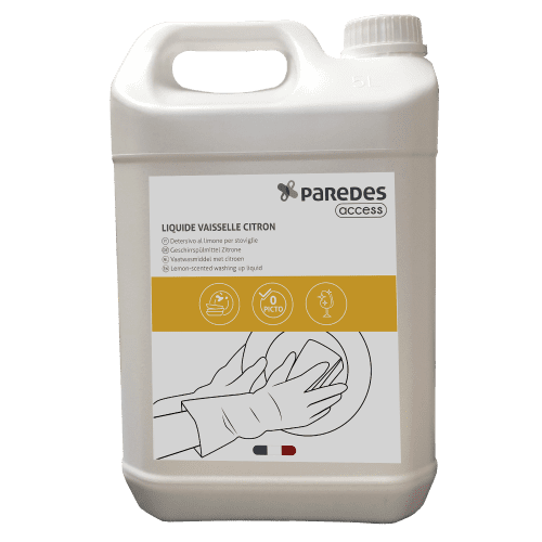 Liquide vaisselle plonge manuelle citron Paredes Access bidon de 5L