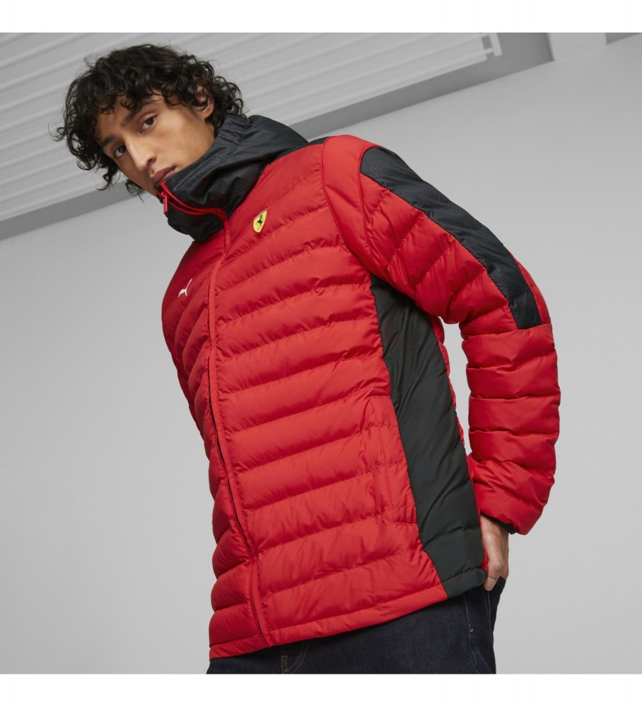 Casaco acolchoado Puma Ferrari Race MT7 Ecolite, vermelho
