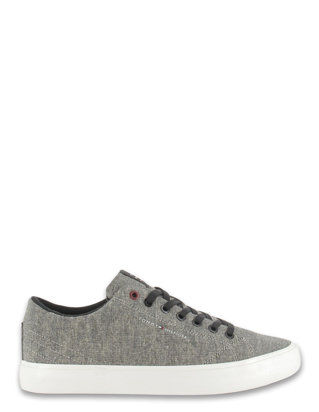 tommy hilfiger baskets de ville homme th hi vulc core low gris