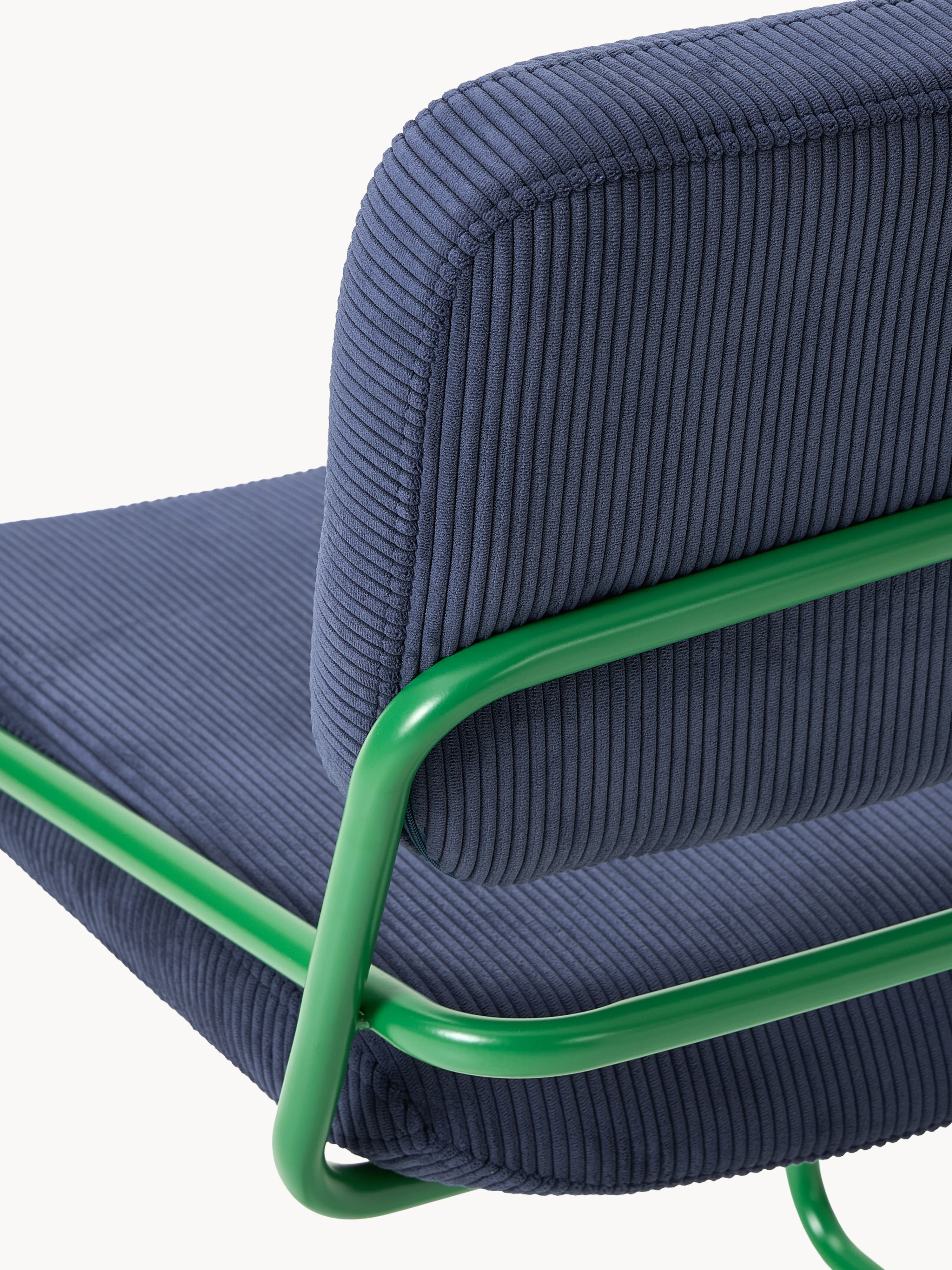 Cantilever stoel Don van corduroy