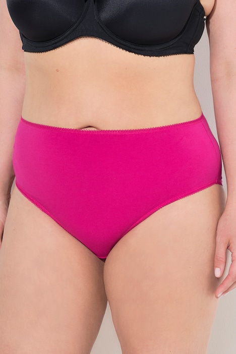 Midislips, 5er-Pack, Spitzenkanten