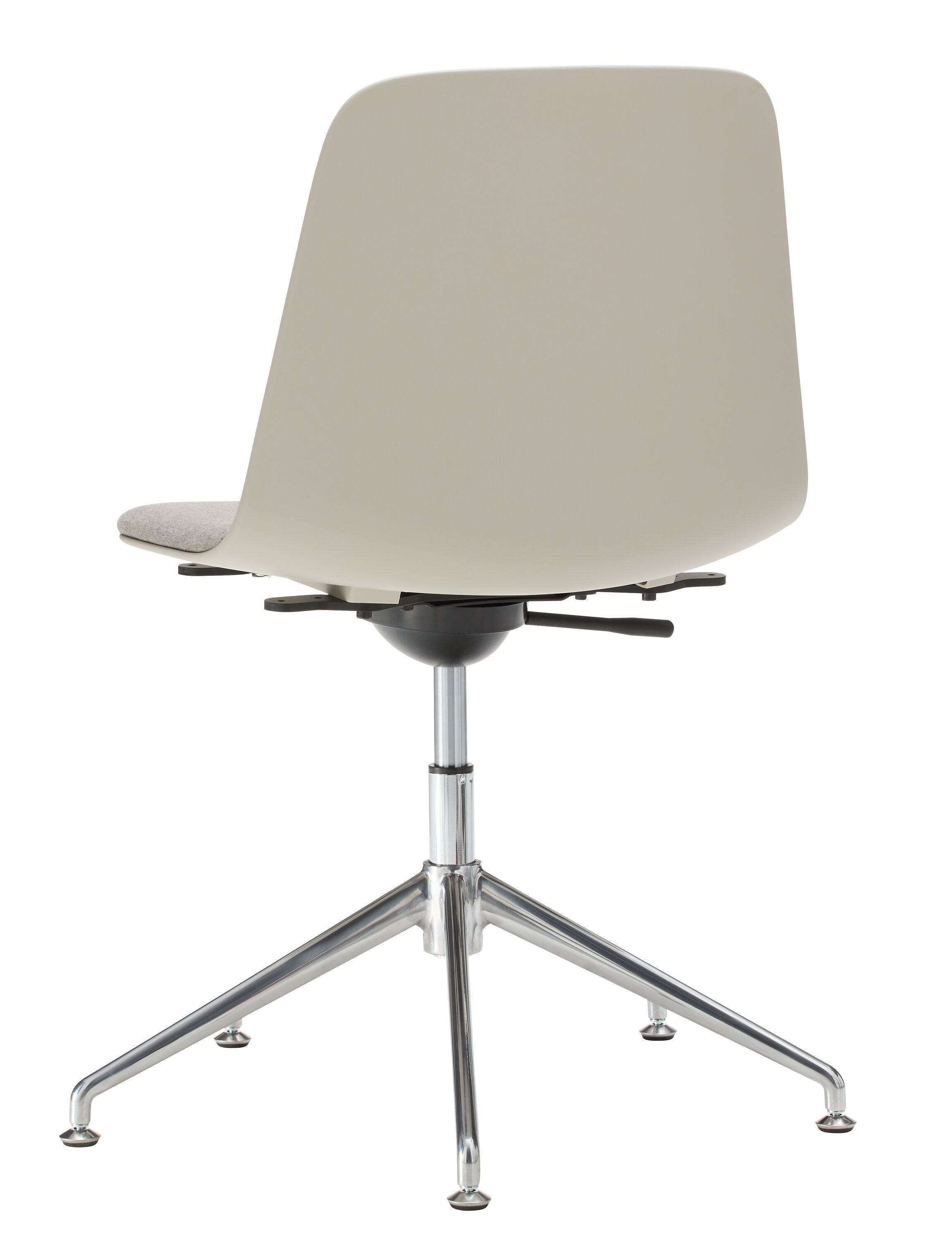 MUSK Bürostuhl - Hellgrau / B: 65.5 cm x T: 65.5 cm x H: 80.5 cm