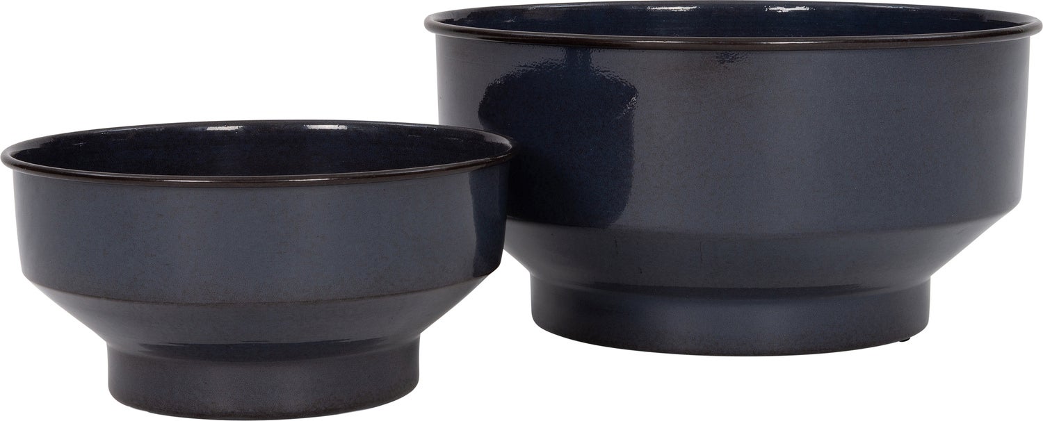 Intratuin bloempot Klaas blauw D 42 H 20 cm