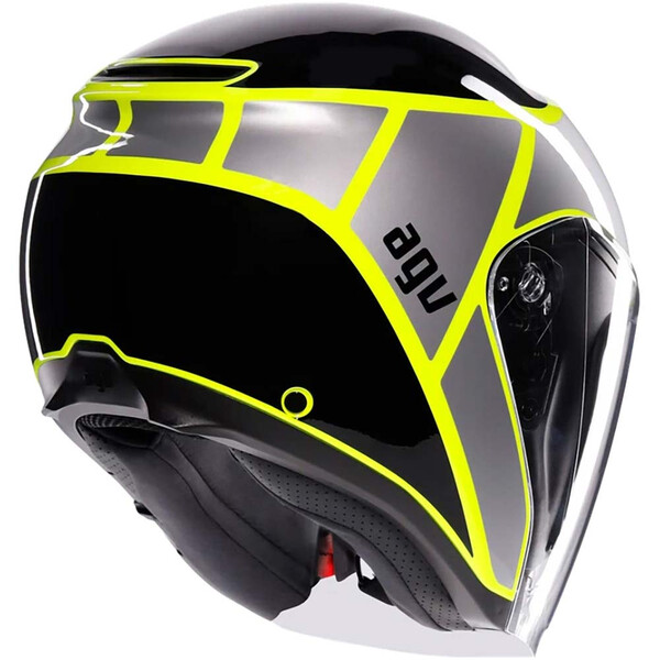 AGV - Casque Irides Davao Gris / Noir / Jaune fluo