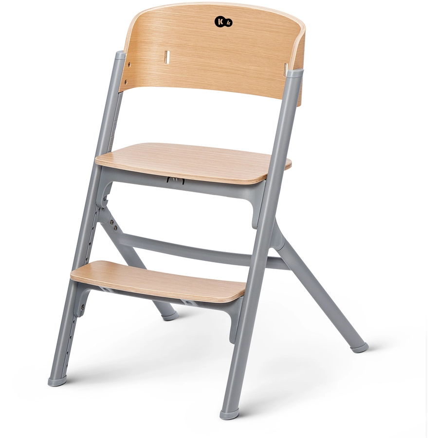 Kinderkraft Hochstuhl LIVY mit Babywippe CALMEE oak