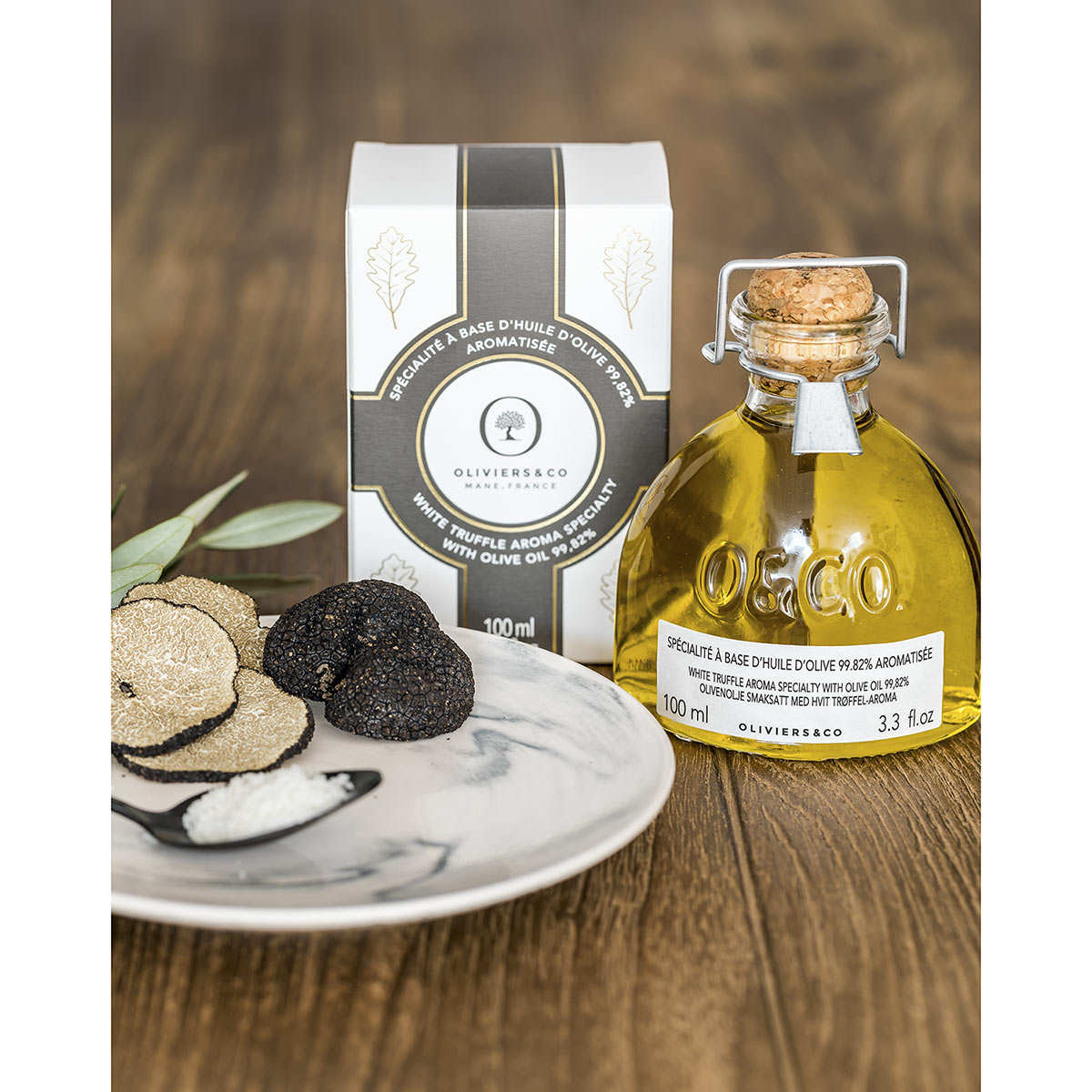 Spécialité d'huile d'olive à la truffe blanche - Oliviers & Co