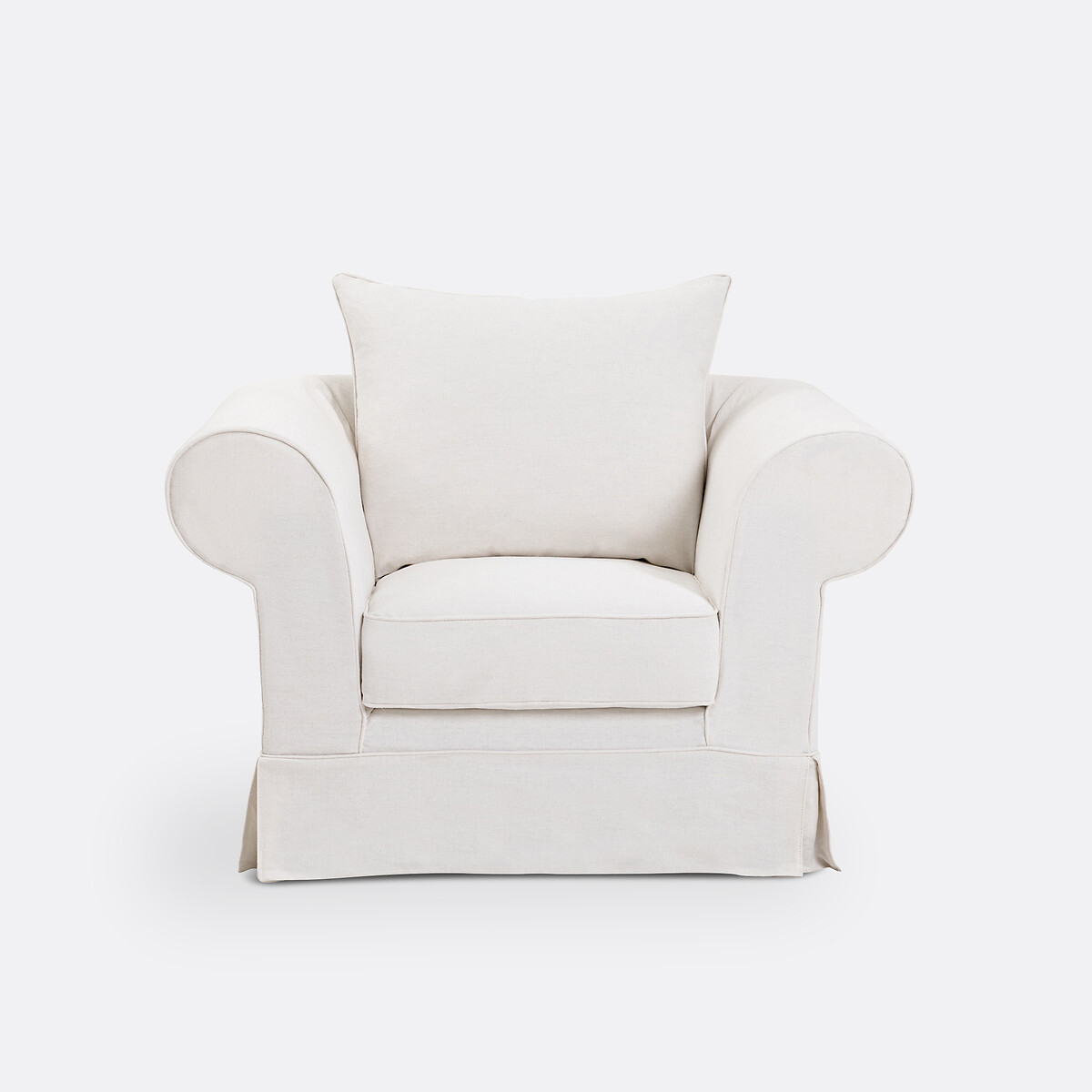 LA REDOUTE INTERIEURS<br>Poltrona de linho grosso, conforto superior, Adelia