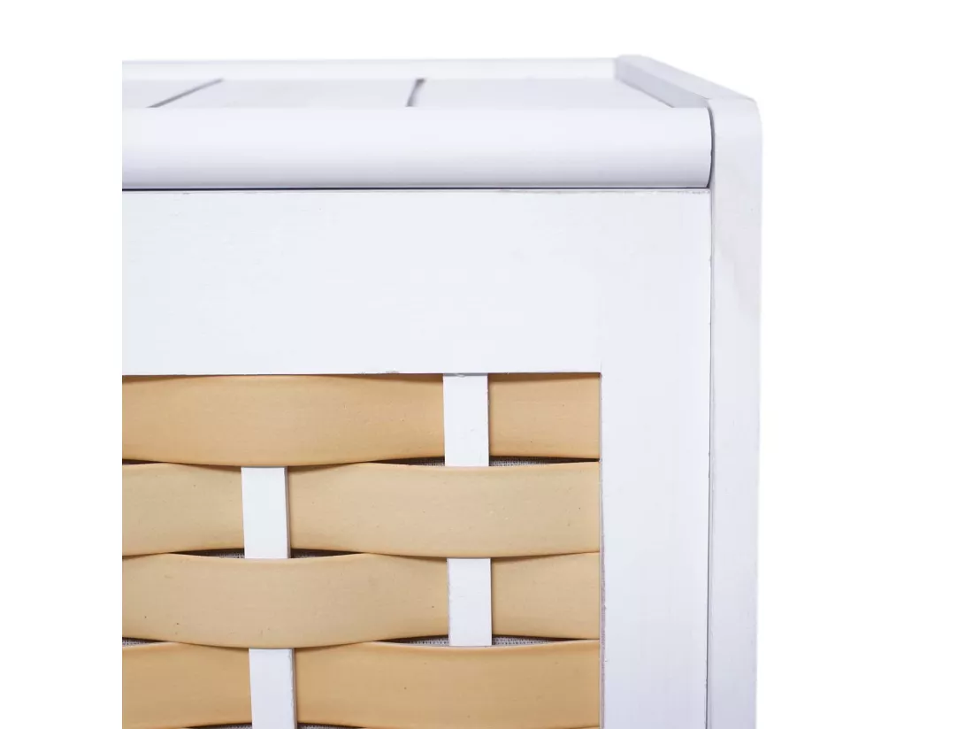 Panier à linge MCW-G37, blanc