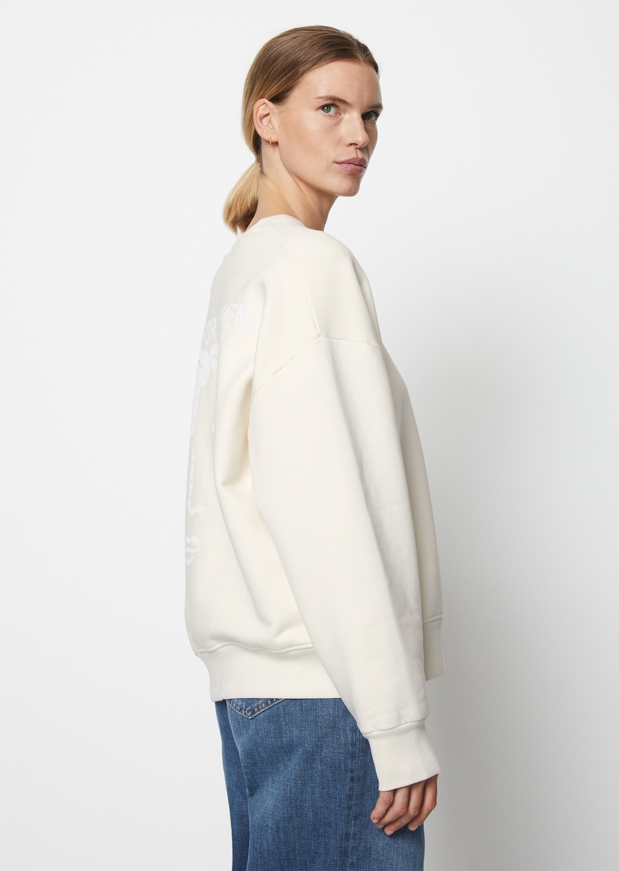Woman's Day Sweatshirt looseaus Organic Cotton-Mix