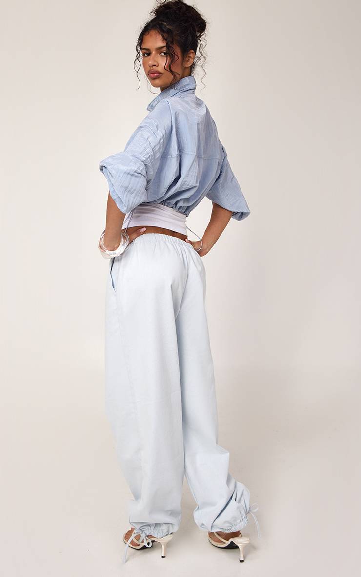 Bleu Clair Jean Ballon En Denim Léger