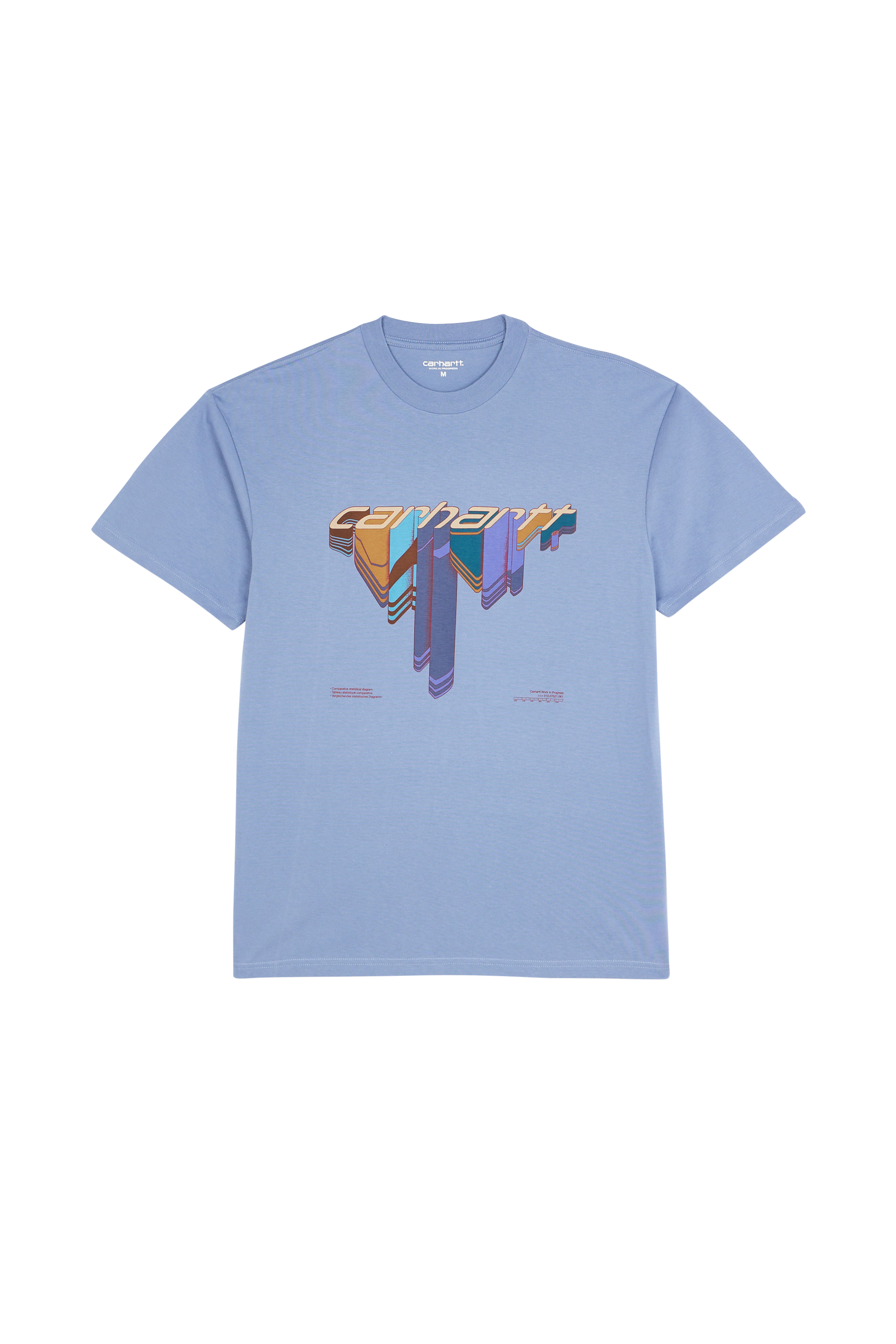 CARHARTT WIP T-shirt S/S Diagram Script T-Shirt Bleu