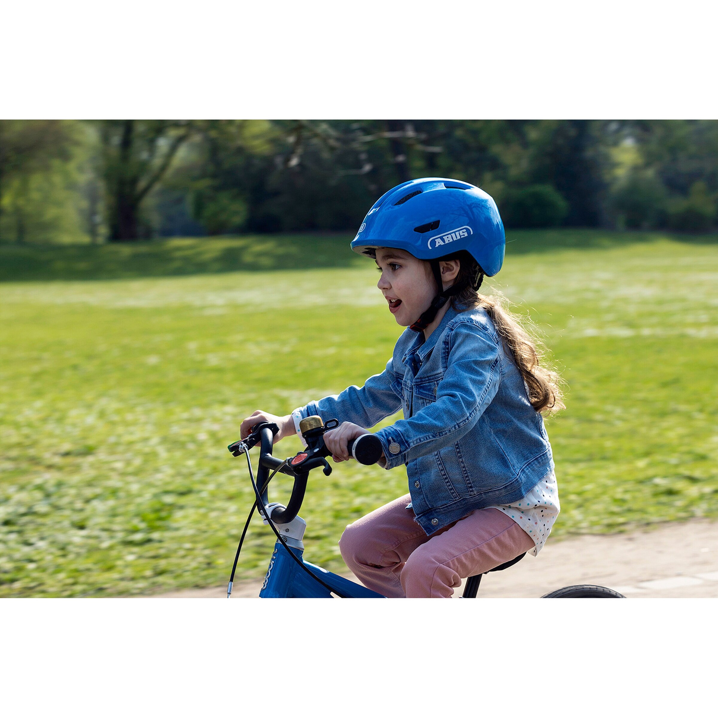 ABUS Fahrradhelm Smiley 3.0 shiny blue