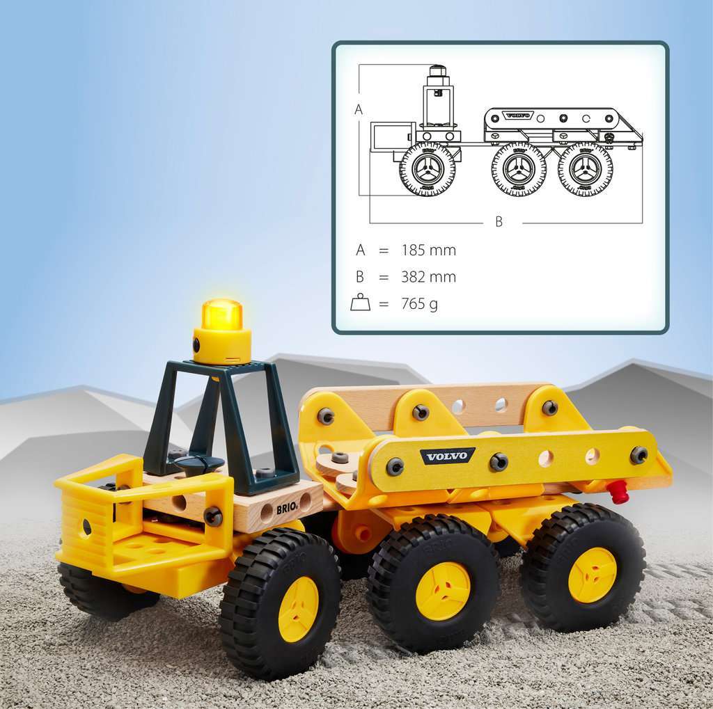 BRIO Spiel Builder Volvo Muldenkipper
