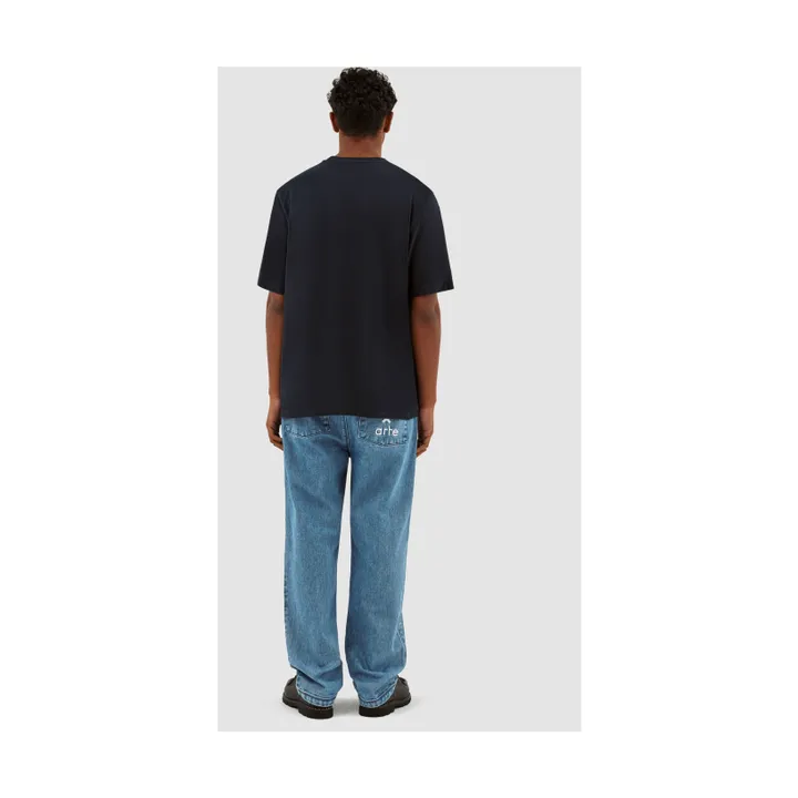 Arte Antwerp T-shirt Arte Logo Leaves | Bleu marine