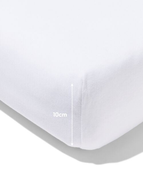 drap-housse enfant jersey 70x150 blanc