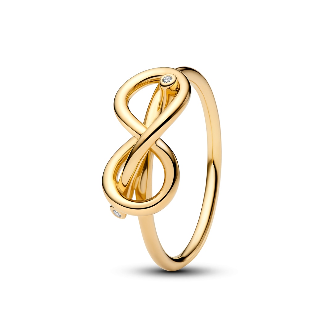 Pandora Gold Moments Unendlichkeitsknoten Ring