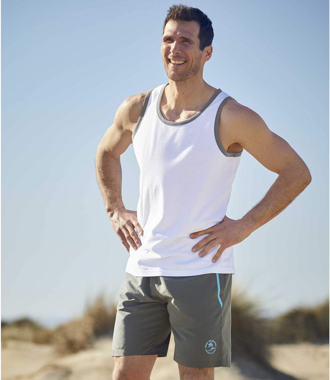 Lot de 2 Shorts Microfibre Sporting
