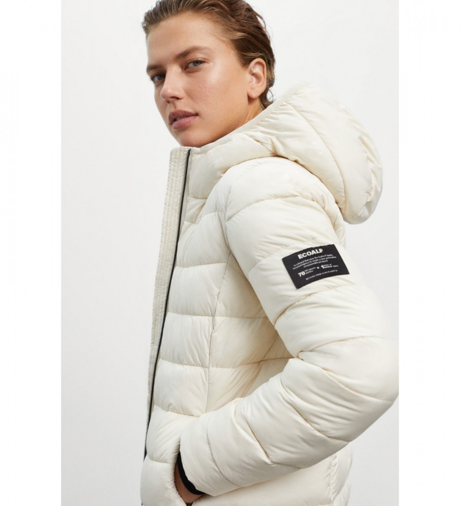 Casaco acolchoado branco ECOALF Aspen