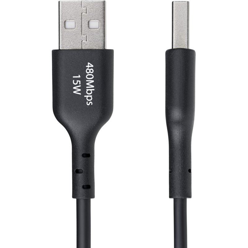 StarTech.com Câble de Charge USB-A vers USB-C de 1m, Charge et Synchronisation, 3A, USB 2.0, Gaine TPE - Cordon de Charge USB Noir