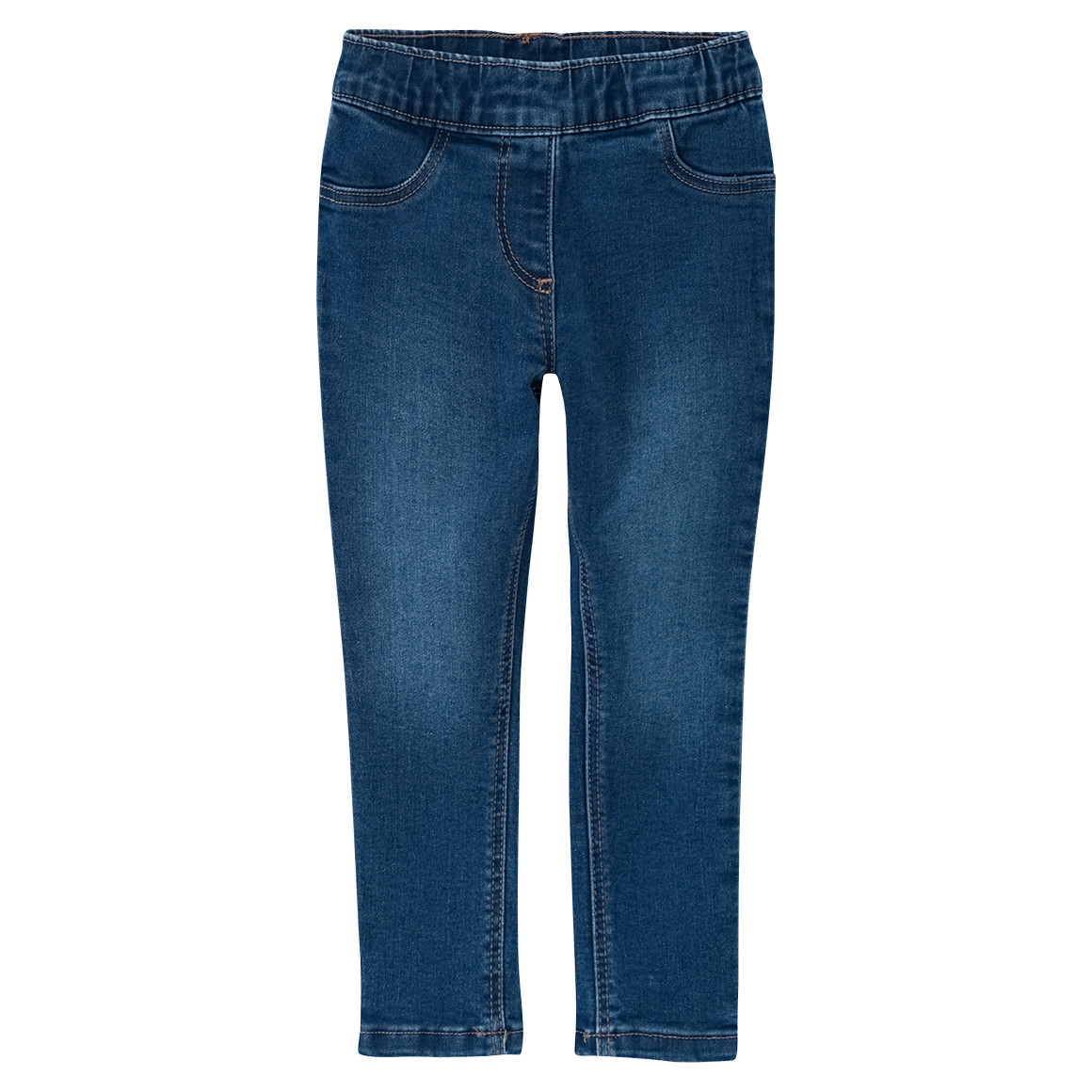 Famy 2 Mädchen Jeggings mit Stretch-Bund hellblau / dunkelblau