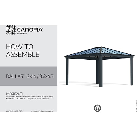 Palram - Canopia Dallas 4300 havepavillon