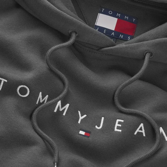 Tommy Hilfiger Regular Linear Logo Hoodie Heren