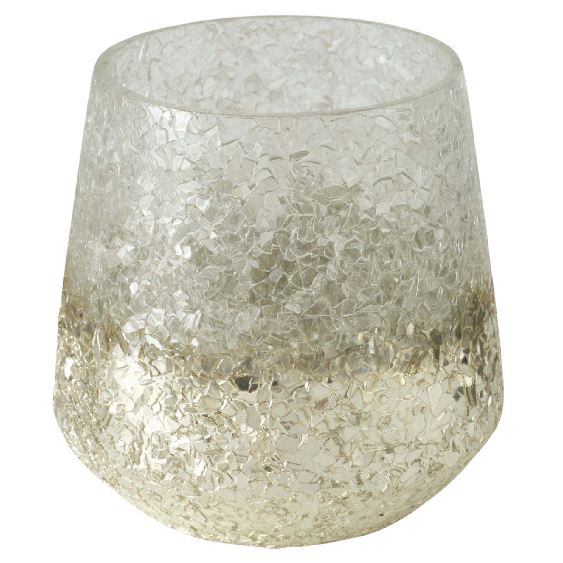 Windlicht - champagner - sortiert - Glas