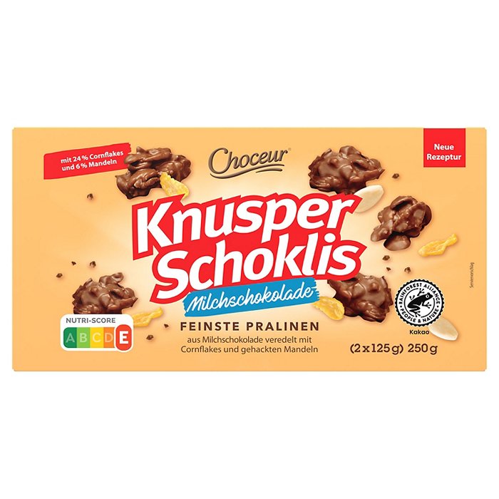 CHOCEUR Knusper Schoklis 250 g