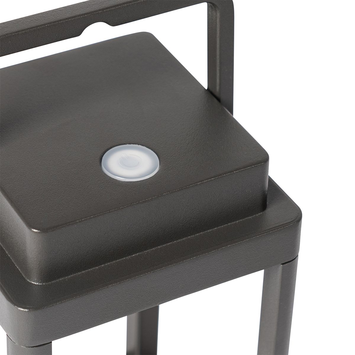 Buiten tafellamp donkergrijs incl. LED oplaadbaar - Yara