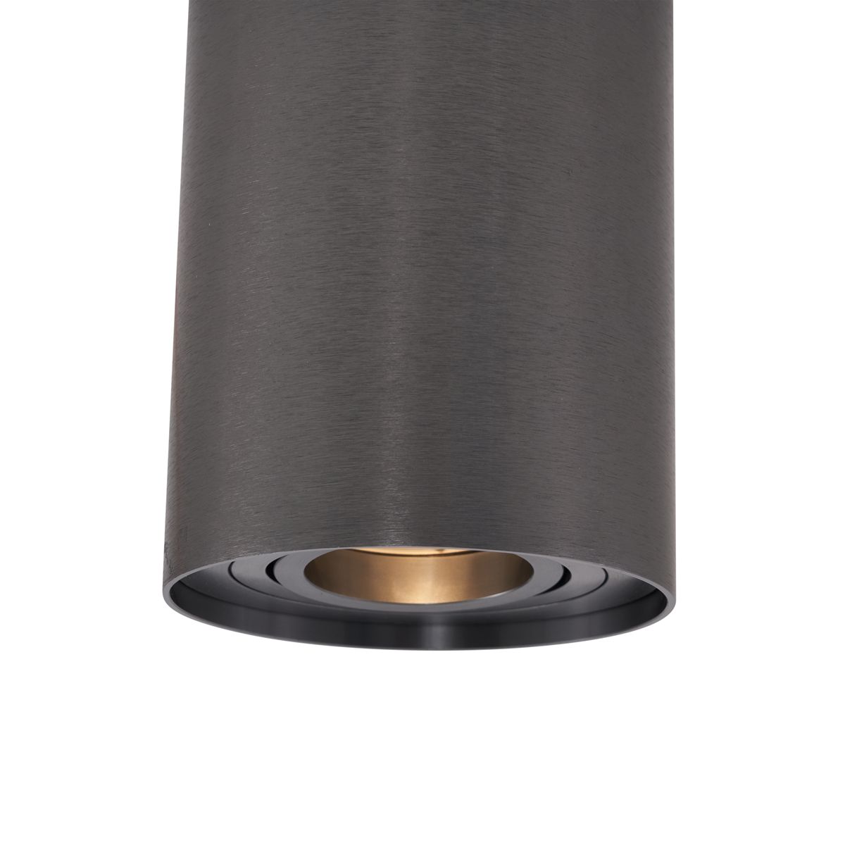 Moderne opbouwspot gunmetal GU10 50mm kantelbaar - Rondoo Up
