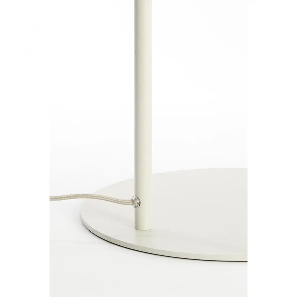 Light & Living - Bisho vloerlamp 47x28x160 cm - glas helder crème