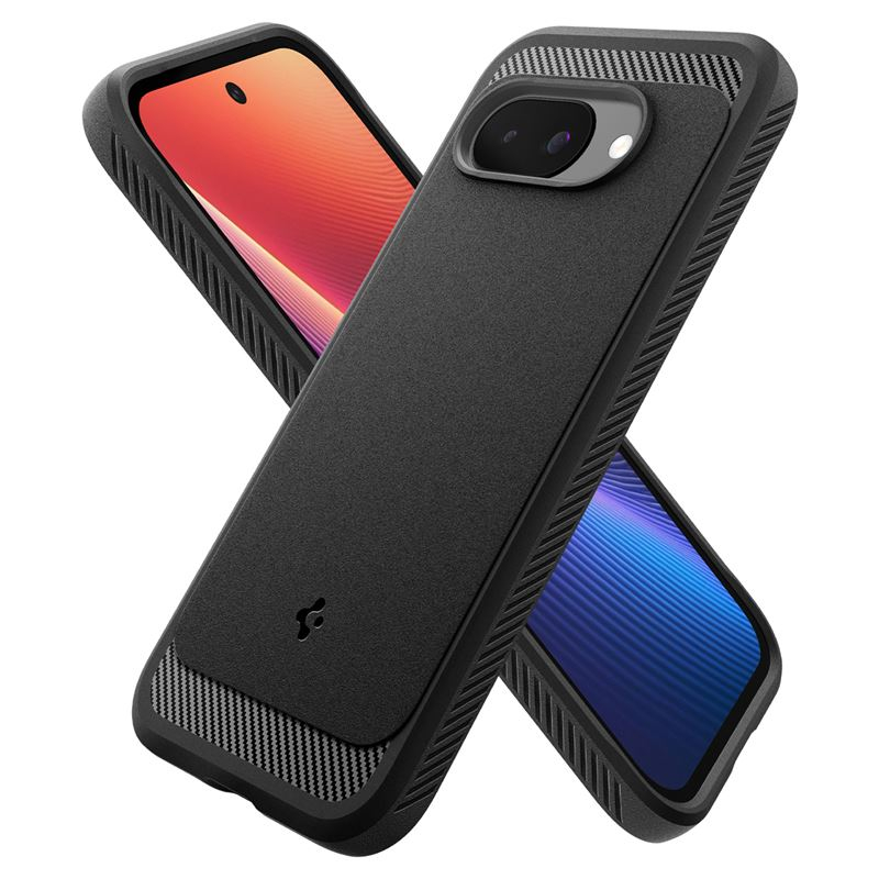 Google Pixel 9a Rugged Armor Case Hülle MagSafe-Modul (ACS09041) - Schwarz (Matt)