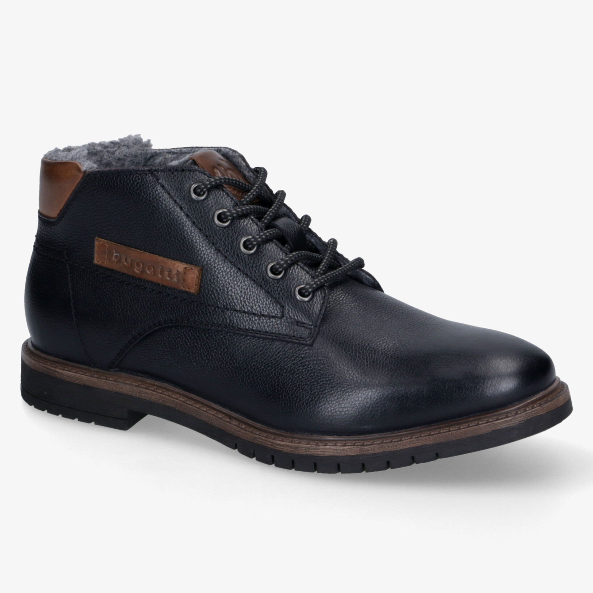 bugatti Herren Stiefel schwarz