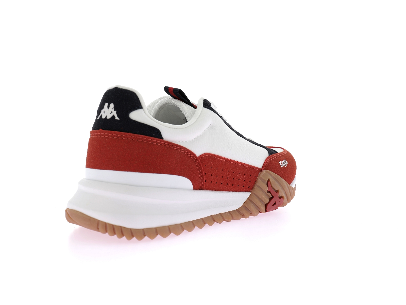 Kappa-ARKLOW JR LACE Matières combinées Blanc Rouge