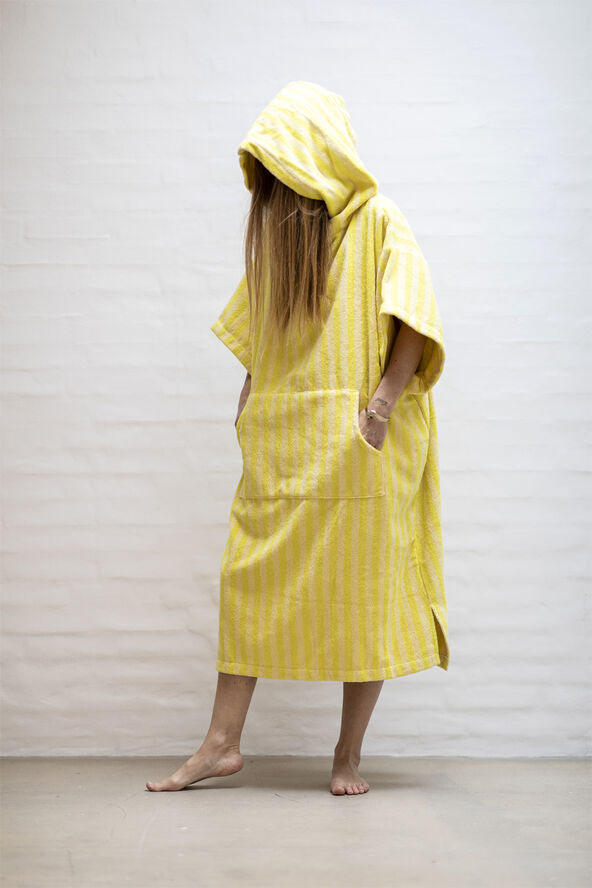 Bongusta Naram Poncho - pristine & neon yellow Pristine & neon yellow