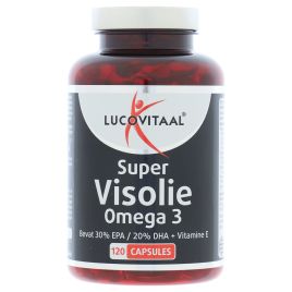 Lucovitaal Super visolie omega 3 tabletten groot