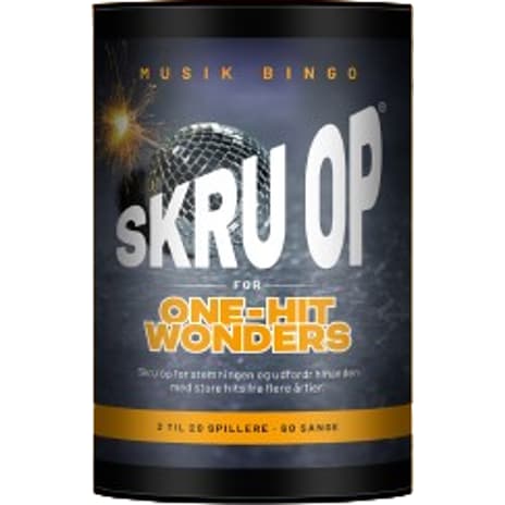 Skru op for One-Hit Wonders musikbingo