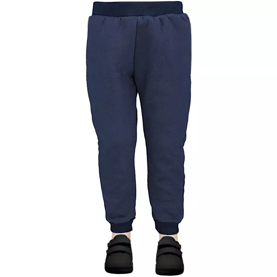 TupTam Baby Jungen Hosen Fleece Angeraut Winter 2er Pack dunkelblau
