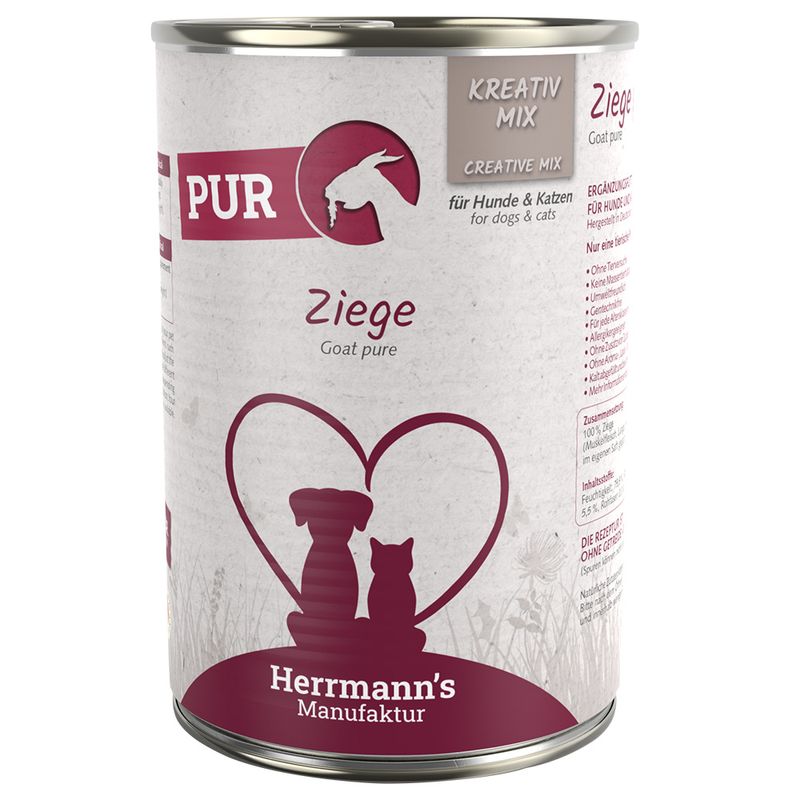 Lot Herrmann's Pure Viande Bio 12 x 400 g