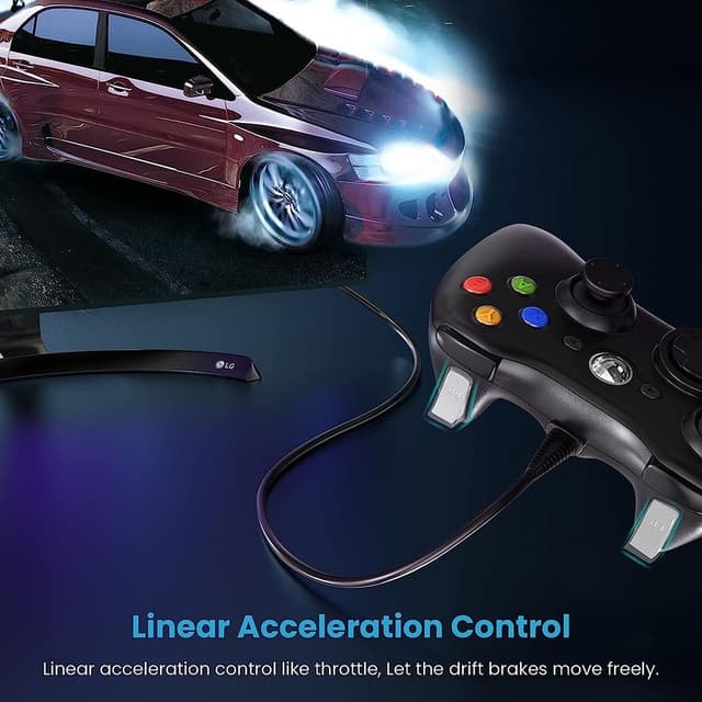 Gamepad Joystick spilcontroller til Xbox 360 PC Windows