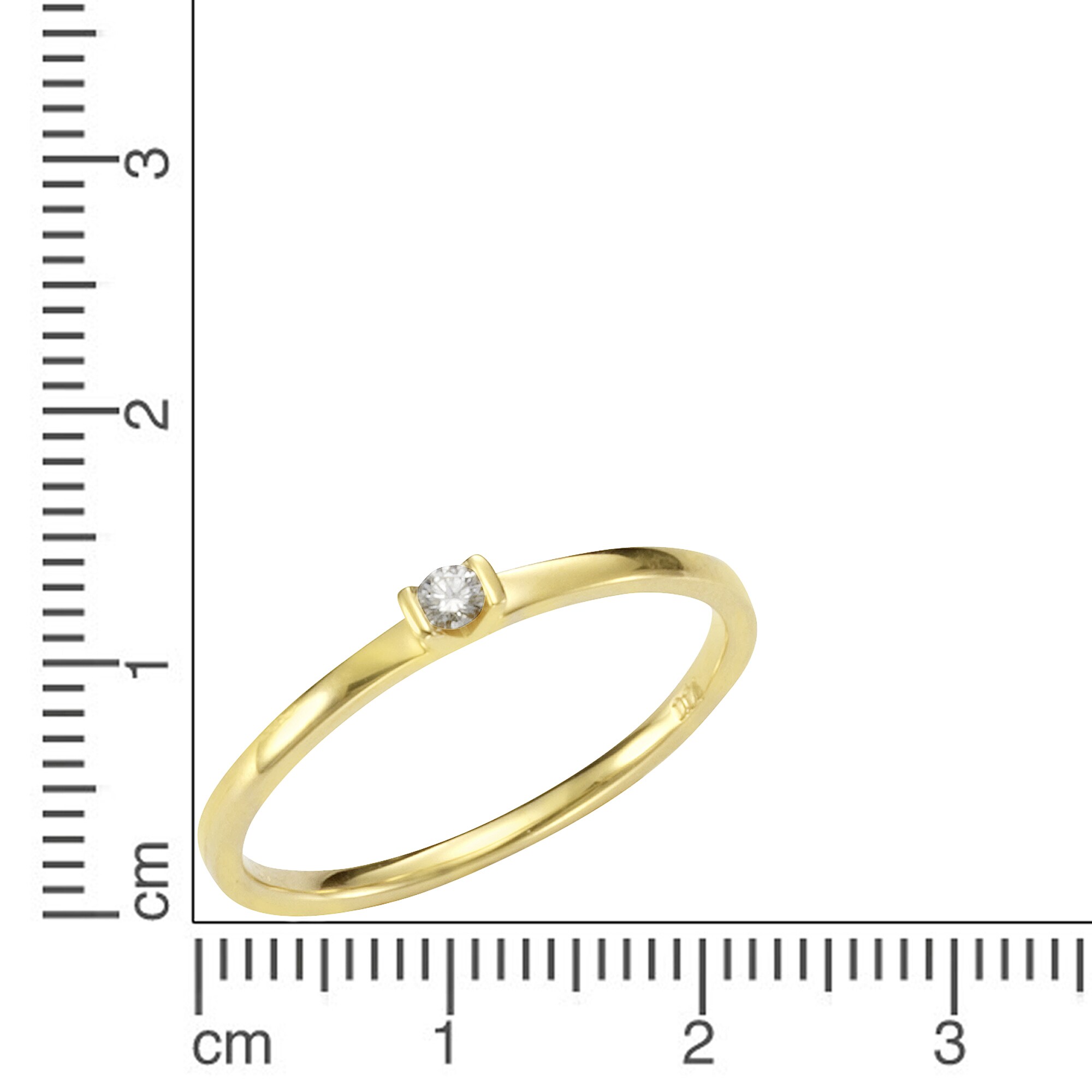 Orolino Ring Gold 585 mit Brillant 0,07ct.