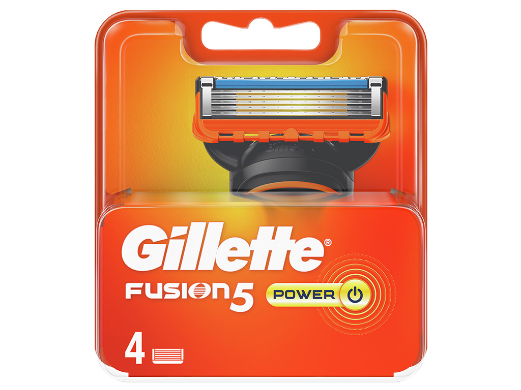 RECARGA DE LÂMINAS FUSION5 POWER GILLETTE 4 UN
