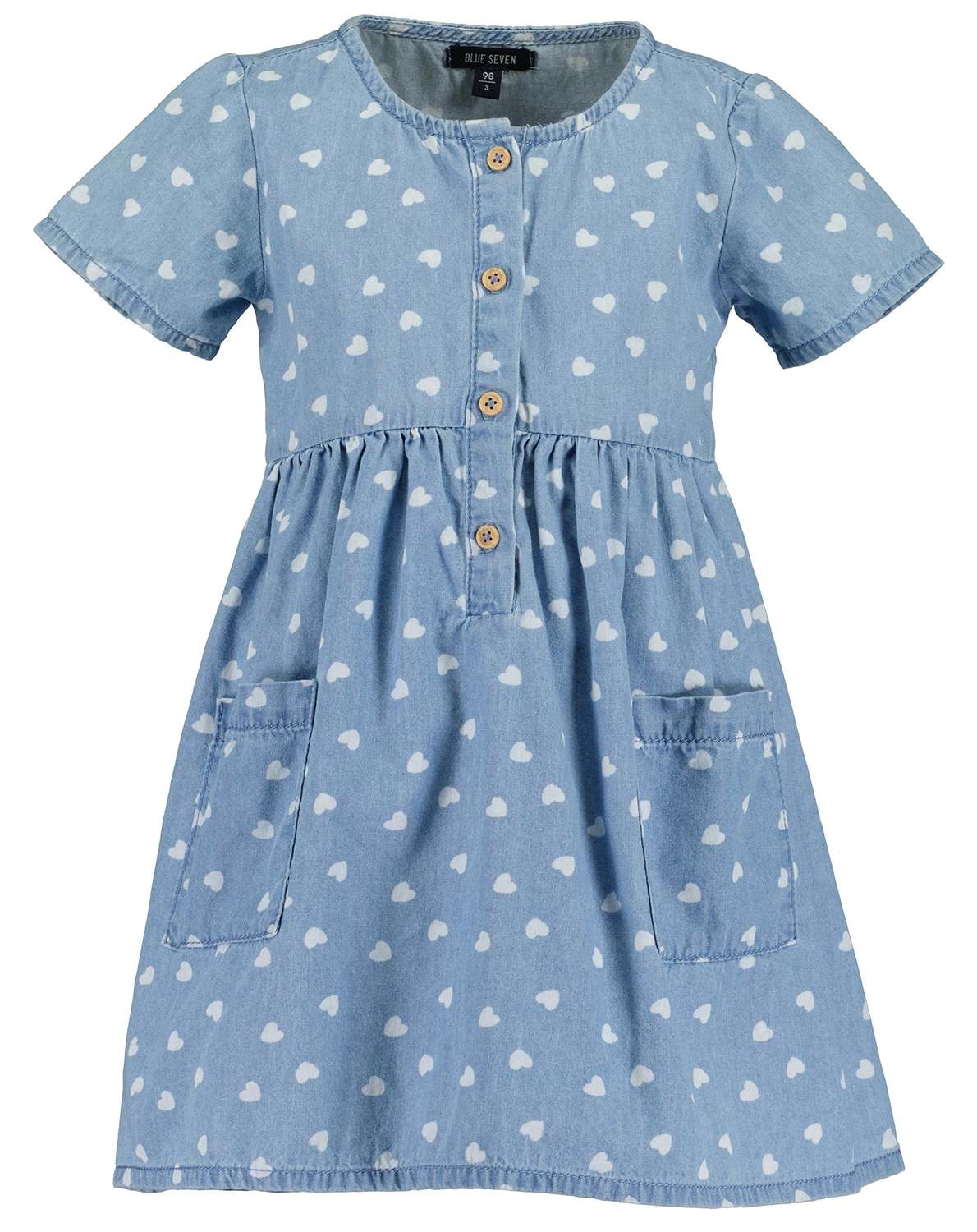 Jeanskleid HEARTS in blau