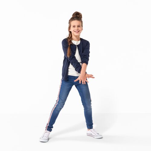 jean enfant modèle skinny bleu moyen