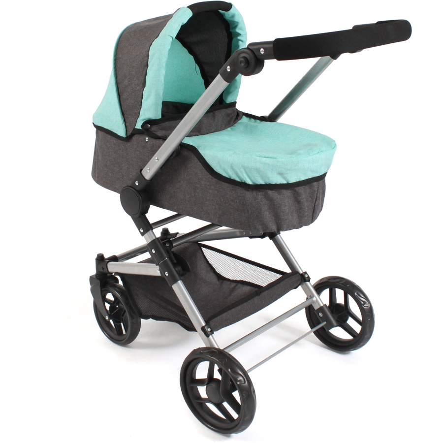 BAYER CHIC 2000 Kombipuppenwagen Fides 3 in 1 melange mint