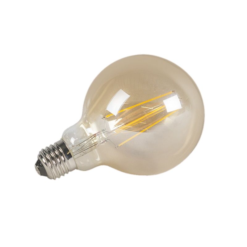 E27 dimbare LED lamp G95 goud 5W 450 lm 2200K